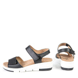 Portofino Heeled & Wedge Sandals Portofino Womens Velcro Sandals - Preto0 ( Noir / Black )