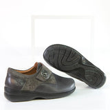 Portofino Slip-Ons & Loafers Portofino Women's Velcro Stretch Dress Shoes- Asfalto