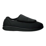 Propet Slippers - Closed Heel Propet Men's Cush N Foot Slippers- Black Corduroy