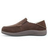 Propet Slippers - Closed Heel Propet Mens Edsel Slippers (Wide) - Brown