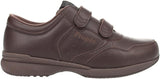 Propet Walking Shoes Propet Men's Life Walker Velcro Walking Shoes- Brown