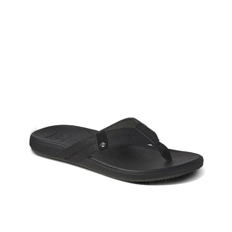 Reef Flip Flop Sandals Black / 7 / D (Medium) Reef Mens Cushion Phantom 2.0 Sandals - Black