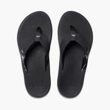 Reef Flip Flop Sandals Reef Womens Santa Ana Sandals - Black/White