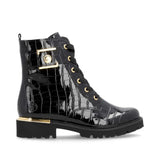 Remonte Ankle Boots Medium / Black / 35 EU Remonte Women's D8683-00 Mid Lace Dress Boots- Black Patent