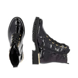 Remonte Ankle Boots Remonte Women's D8683-00 Mid Lace Dress Boots- Black Patent