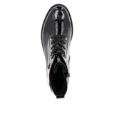 Remonte Ankle Boots Remonte Women's D8683-00 Mid Lace Dress Boots- Black Patent