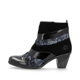 Remonte Ankle Boots Remonte Women's D8798-03 Low Heeled Dress Boots- Black Combi
