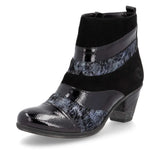 Remonte Ankle Boots Remonte Women's D8798-03 Low Heeled Dress Boots- Black Combi