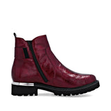 Remonte Ankle Boots Remonte Women's Short Chelsea Boots- Red Patent