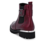 Remonte Ankle Boots Remonte Women's Short Chelsea Boots- Red Patent