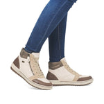 Remonte Ankle Boots Remonte Womens Ankle Boots - Beige Combination