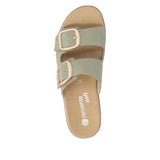 Remonte Ankle Strap Sandals Remonte Women's D0Q66-52 Wedge Slides- Green