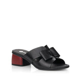 Remonte Heeled & Wedge Sandals Medium / Black / 36 EU Remonte Women's R8759-01 Heeled Mule Sandals- Black