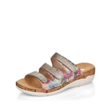 Remonte Heeled & Wedge Sandals Remonte Women's R6851-90 Three Strap Sandals- Multicoloured