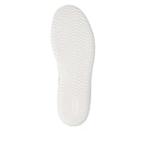 Remonte Lifestyle Sneakers Remonte Women's D1E06-82 Lace & Zip Sneakers- White/ Gold