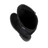 Remonte Tall Boots Remonte Women's D3W71-02 Tall Waterproof Boots - Black Suede