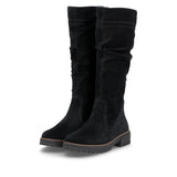 Remonte Tall Boots Remonte Women's D3W71-02 Tall Waterproof Boots - Black Suede