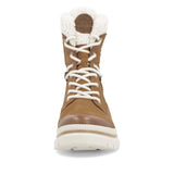 Remonte Tall Boots Remonte Women's Mid Lace & Zip Winter Boots- Brown Combi