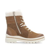 Remonte Tall Boots Remonte Women's Mid Lace & Zip Winter Boots- Brown Combi