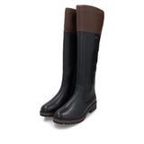 Remonte Tall Boots Remonte Women's R6581-02 Tall Dual Color Boots - Black/ Brown