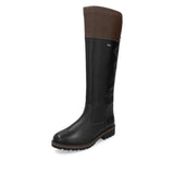 Remonte Tall Boots Remonte Women's R6581-02 Tall Dual Color Boots - Black/ Brown