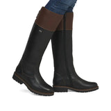 Remonte Tall Boots Remonte Women's R6581-02 Tall Dual Color Boots - Black/ Brown