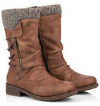 Remonte Tall Boots Remonte Womens Boots - Brown Combination