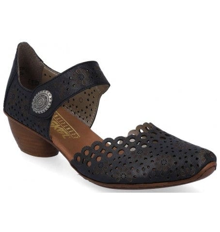 Rieker 0 - Shoes 35 EU / M / Blue Rieker Womens Mary Jane Heels - Blue