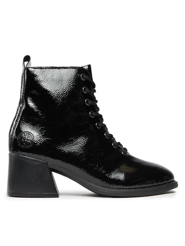 Rieker 0 - Shoes Rieker Womens Heeled Boots - Black Patent