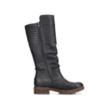 Rieker 0 - Shoes Rieker Womens Tall Detail Boot- Black