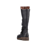 Rieker 0 - Shoes Rieker Womens Tall Detail Boot- Black