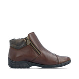 Rieker Ankle Boots Medium / Brown / 35 EU Rieker Women's L4655-27 Dual Zip Dress Boots - Brown
