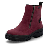 Rieker Ankle Boots Medium / Red / 35 EU Rieker Women's Waterproof Double Zip Ice Grip Boots- Red