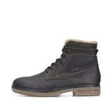 Rieker Ankle Boots Rieker Men's 33420-25 Lace & Zip Low Winter Boots - Brown