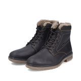 Rieker Ankle Boots Rieker Men's 33420-25 Lace & Zip Low Winter Boots - Brown