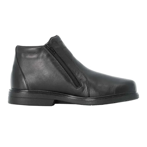 Rieker Ankle Boots Rieker Men's 37460-00 Dual Zip Dress Boots- Black