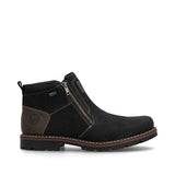 Rieker Ankle Boots Rieker Men's 37770-00 Dual Zip Low Boots- Black