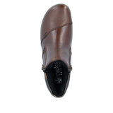 Rieker Ankle Boots Rieker Women's L4655-27 Dual Zip Dress Boots - Brown