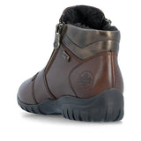 Rieker Ankle Boots Rieker Women's L4655-27 Dual Zip Dress Boots - Brown