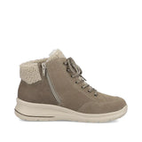 Rieker Ankle Boots Rieker Women's L7701-24 Lace & Zip Ankle Boots- Tan
