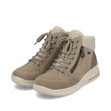 Rieker Ankle Boots Rieker Women's L7701-24 Lace & Zip Ankle Boots- Tan