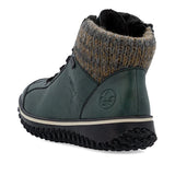Rieker Ankle Boots Rieker Women's Lace & Zip Ankle Boots- Green
