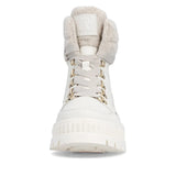 Rieker Ankle Boots Rieker Women's Lace & Zip Mid Winter Boots- White
