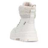 Rieker Ankle Boots Rieker Women's Lace & Zip Mid Winter Boots- White