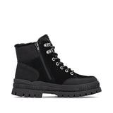 Rieker Ankle Boots Rieker Women's Lace & Zip Winter Boots- Black