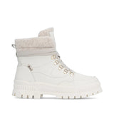 Rieker Ankle Boots Rieker Women's W2171-81 Lace & Zip Mid Winter Boots- White