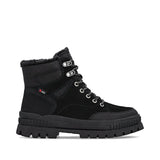 Rieker Ankle Boots Rieker Women's W2176-00 Lace & Zip Winter Boots- Black