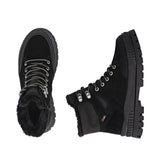 Rieker Ankle Boots Rieker Women's W2176-00 Lace & Zip Winter Boots- Black