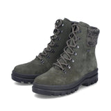 Rieker Ankle Boots Rieker Women's Waterproof Ice Grip Boots- Green