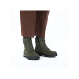 Rieker Ankle Boots Rieker Women's X8233-54 Waterproof Lace & Zip Ice Grip Boots- Green